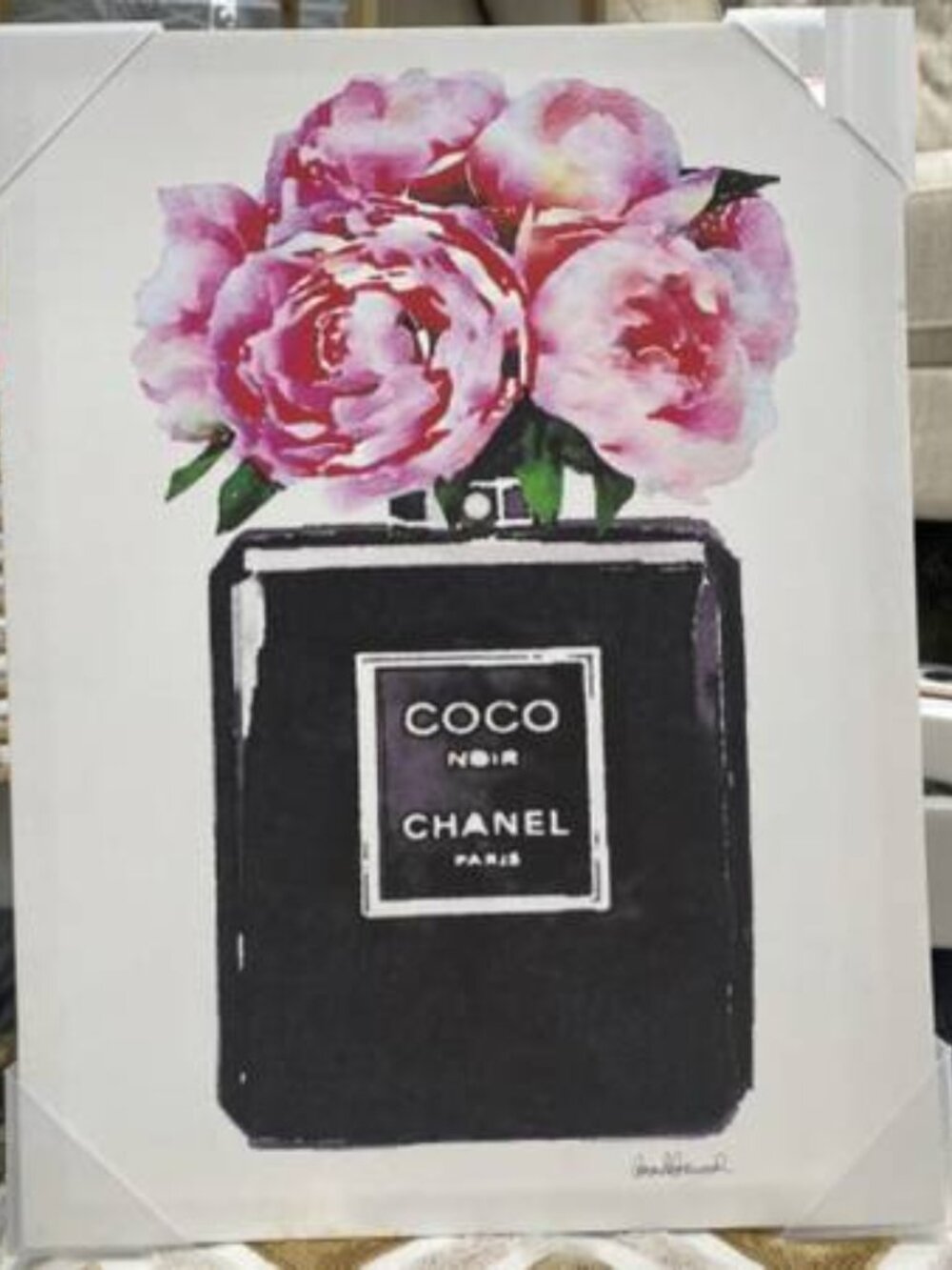 'COCO Chanel, Paris' Plank Wood Accent Art